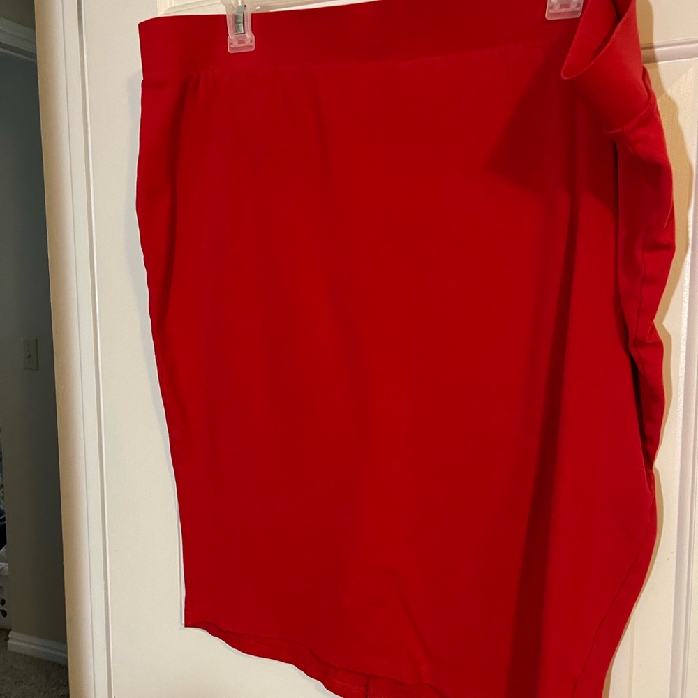 Torrid red pencil skirt size 4